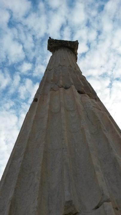 Säule in Ephesos, Ephesus, Türkei