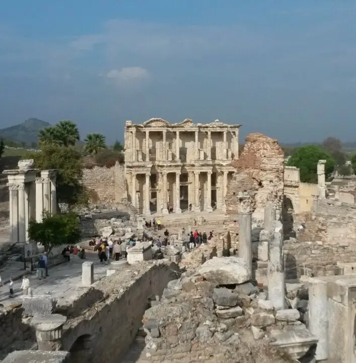 Ephesos, Ephesus, Blick auf die Bibliothek