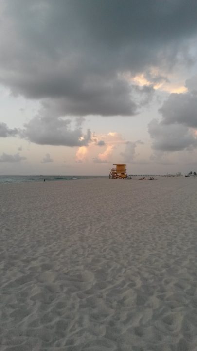 Sonnenaufgang am South Beach, Miami Beach, Florida