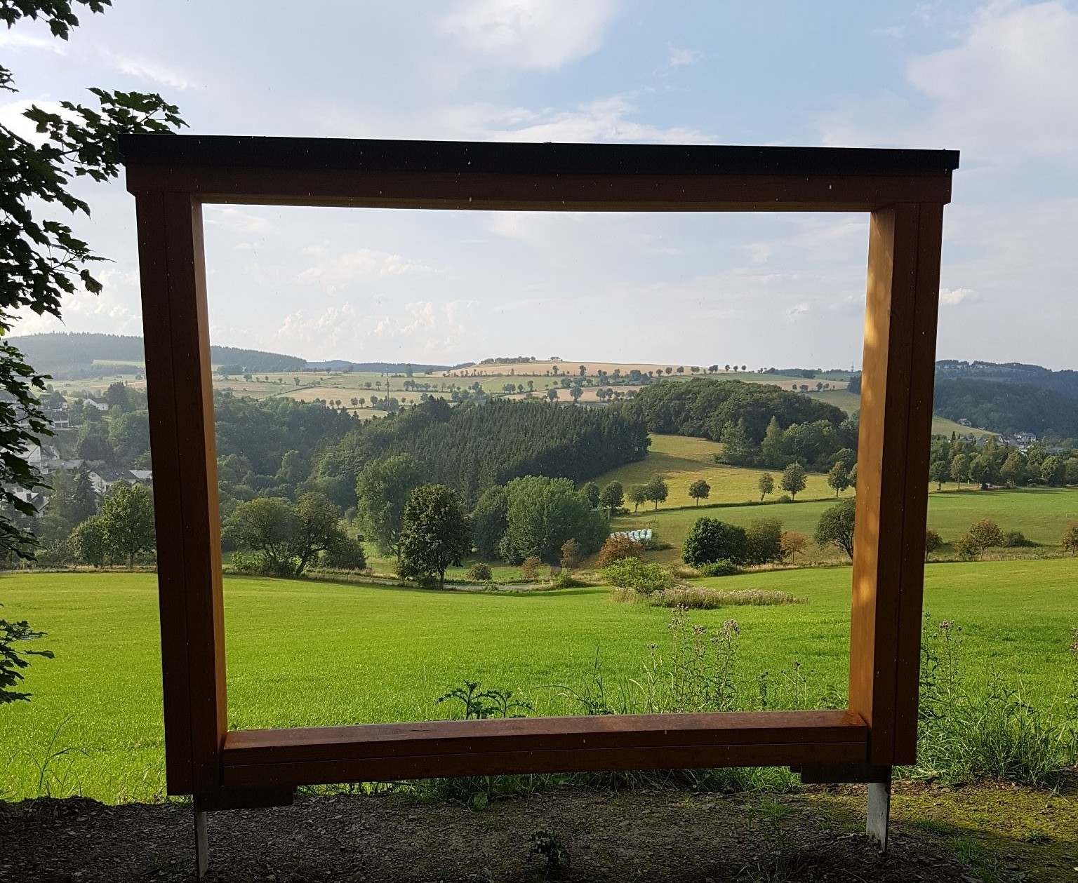 Milch-Erlebnispfad Usseln Fenster