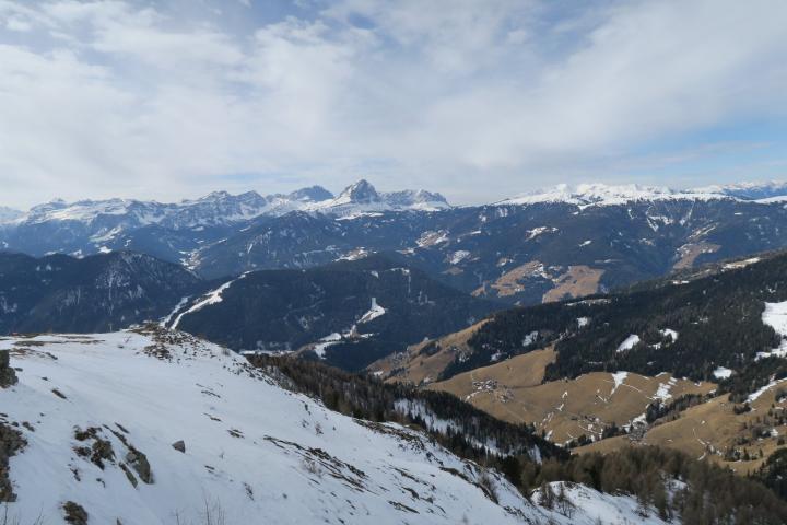 Blick von der Terrasse des MMM Corones, Kronplatz, Südtirol