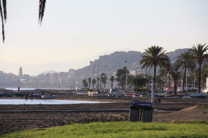 Strand von El Palo, Malaga, Andalusien