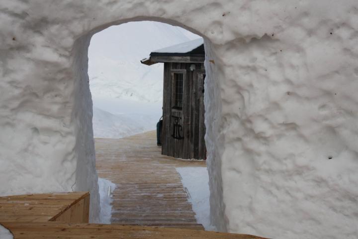 Übernachten im Iglu-Hotel, Iglootel, Arjeplog,Schwedisch Lappland