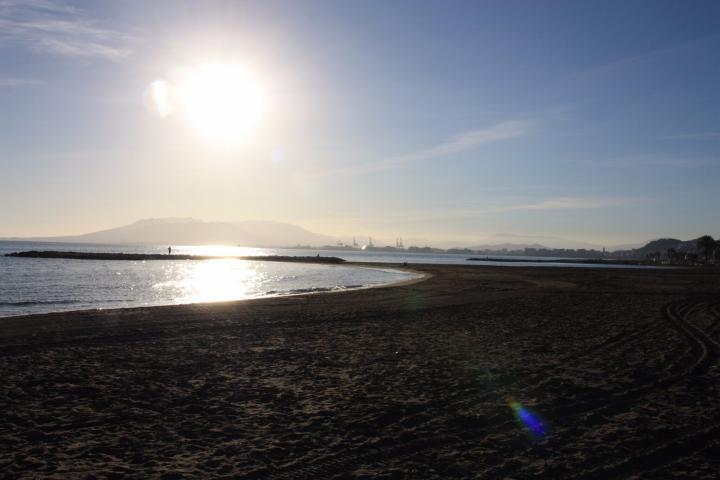 Abendstimmung in El Palo, Malaga