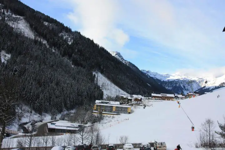 Blick aus dem Fenster, Hotel Marten, Saalbach-Hinterglemm