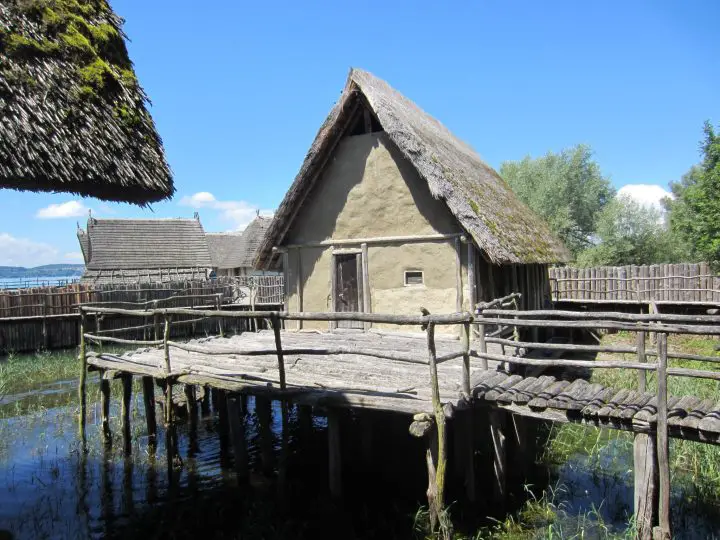 Die Pfahlbauten in Unteruhldingen am Bodensee, Ausflugsziele im Winter Baden-Württemberg