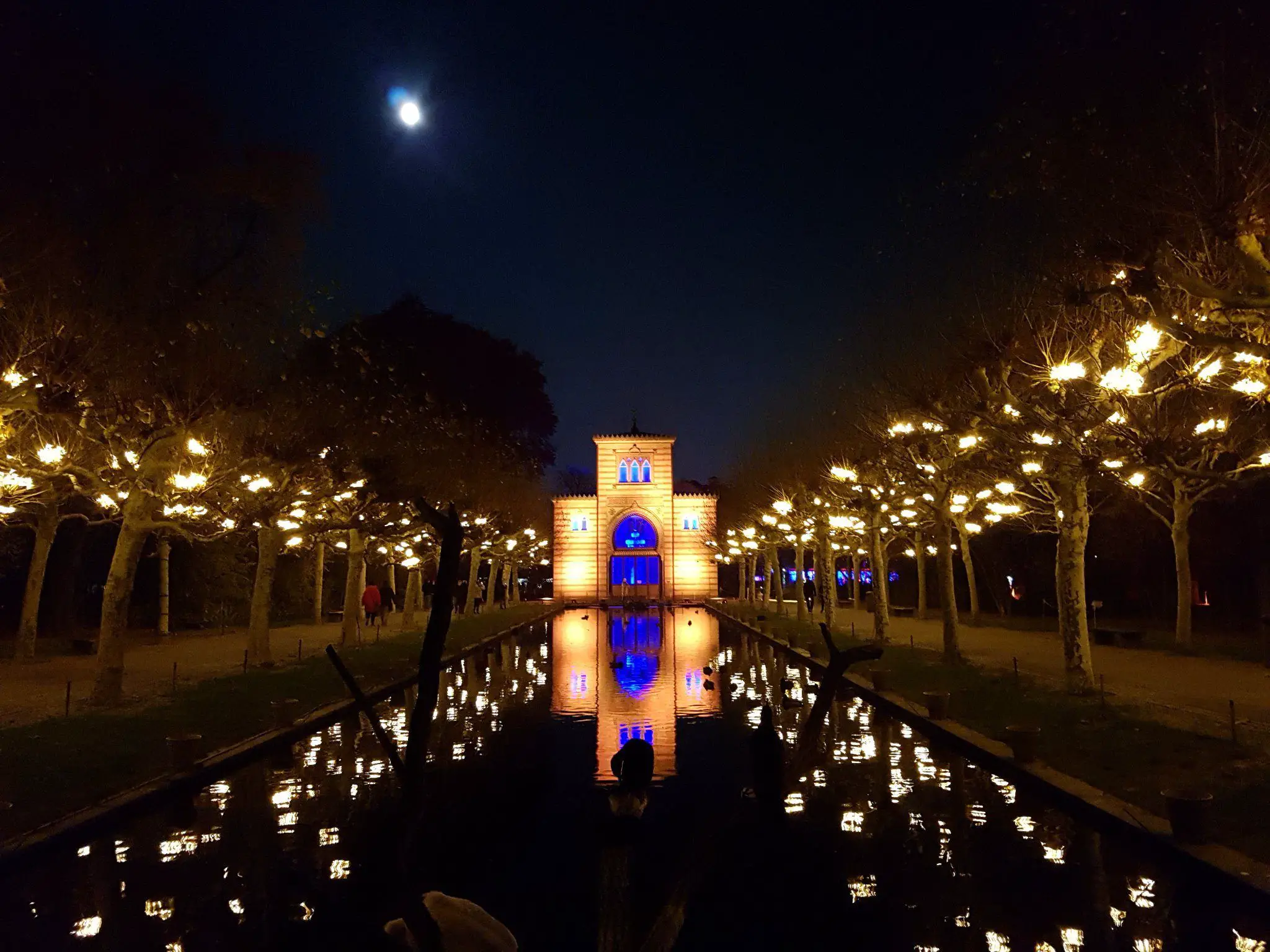 Christmas Garden verwandelt die Wilhelma in Stuttgart durch Lichtinstallationen in ein Märchenland