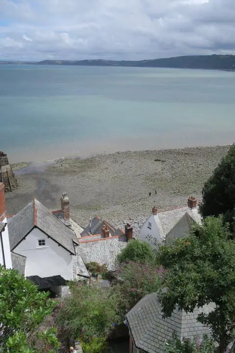 Blick von Clovelly auf das Meer
