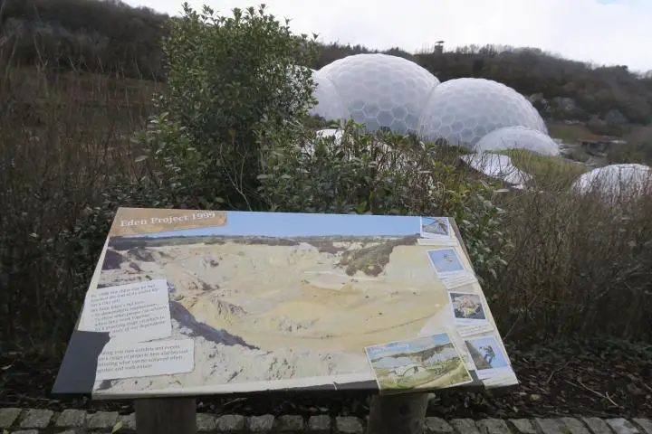 Eden Project gestern und heute