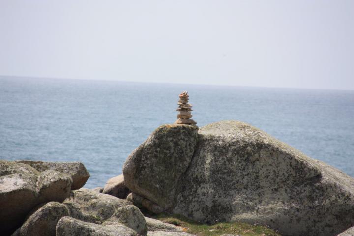 Steintürme auf St. Agnes, Isles of Scilly