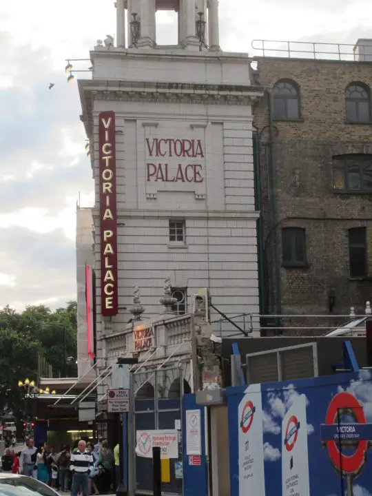 Das Victoria Palace Theatre in London. Hier wird Billy Elliot gespielt