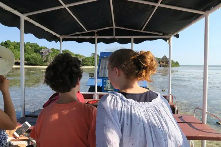 Anfahrt Chale Island, Kenia mit Kindern