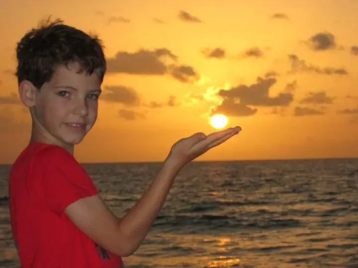 Sonnenaufgang am South Beach in Miami, Miami mit Kindern
