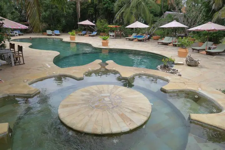 Whirlpool, Chale Island, Kenia mit Kindern