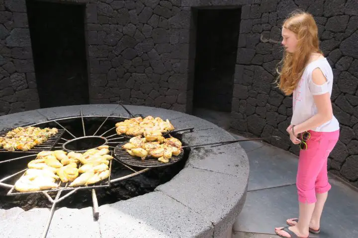 Grill im Timanfaya Nationalpark