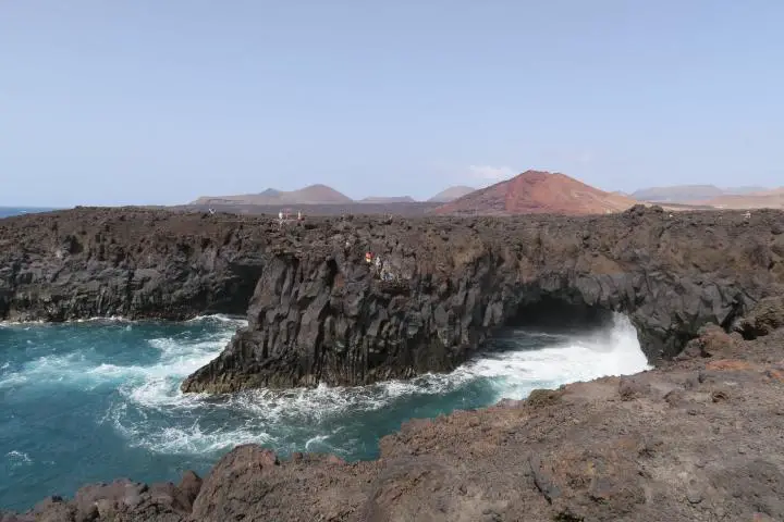 Los Hervideros, Lanzarote mit Kindern