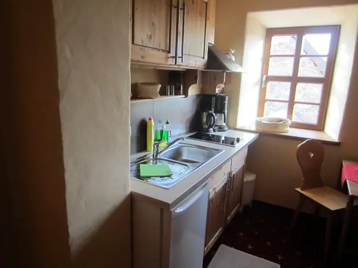 Küche im Rittergut Positz