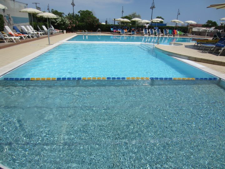Die drei Pools im Ricci Hotel Valverde in Cesenatico