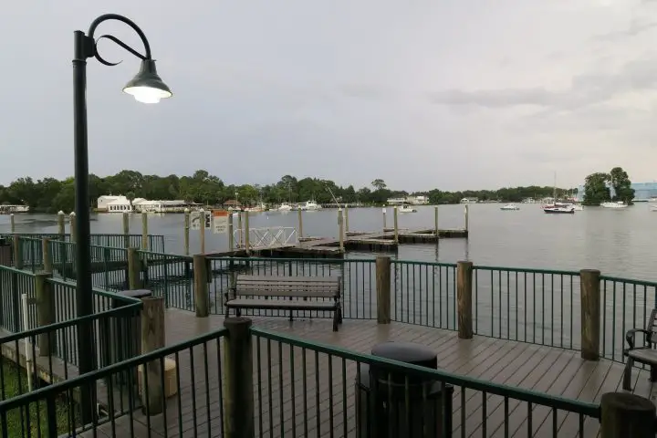 Hafen von Crystal River, Hurrikan Hermine