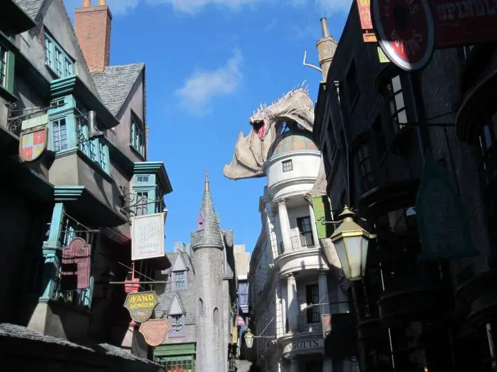 Winkelgasse in Universal Islands of Adventures in Orlando, Florida