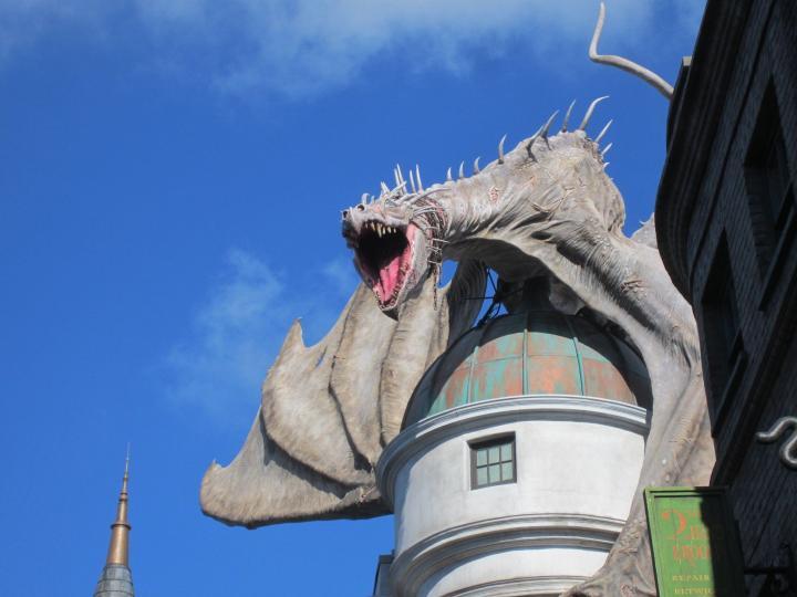 Drache in der Winkelgasse, Universal Studios, Orlando, Florida