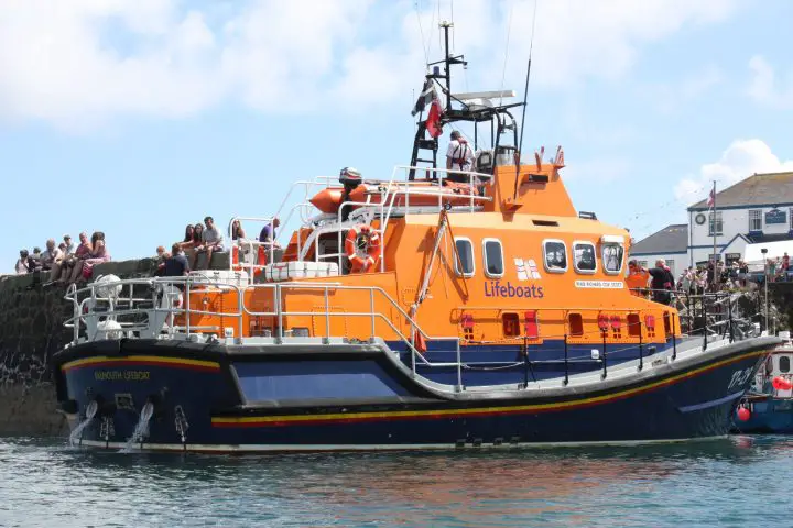 Lifeboat in Coverack, Cornwall