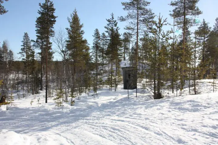 Svansele Wilderness Camp in Schwedisch Lappland, Toilettenhäuschen