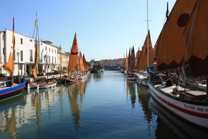 Hafenkanal von Cesenatico, Adria, Leonardo da Vinci