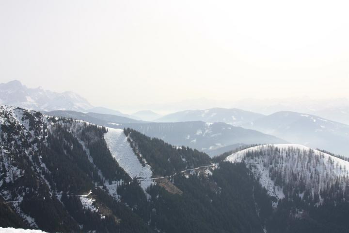 Ausblick Skigebiet Werfenweng