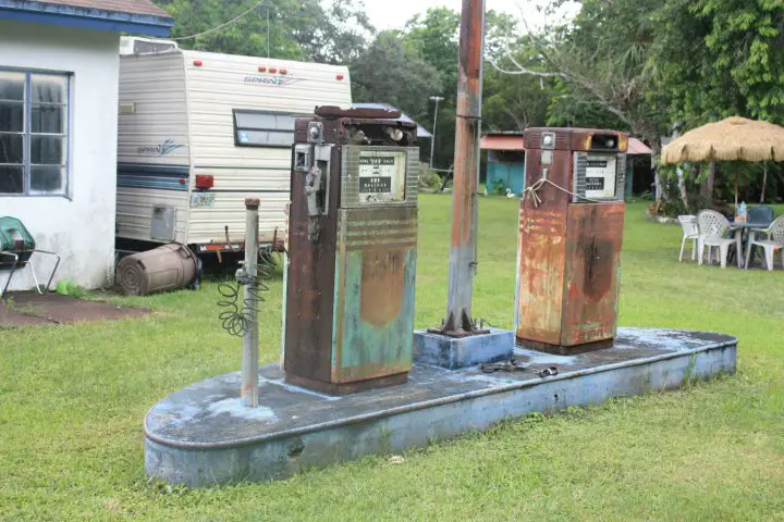 Loop Road, Everglades, alte Tankstelle