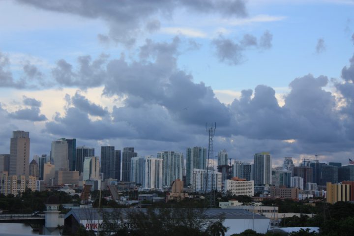 Die Skyline von Downtown Miami, Florida