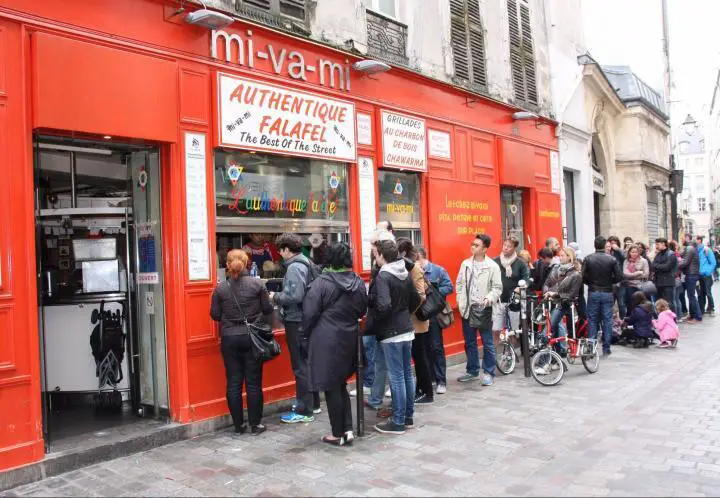 Leckere Falafel im Marais