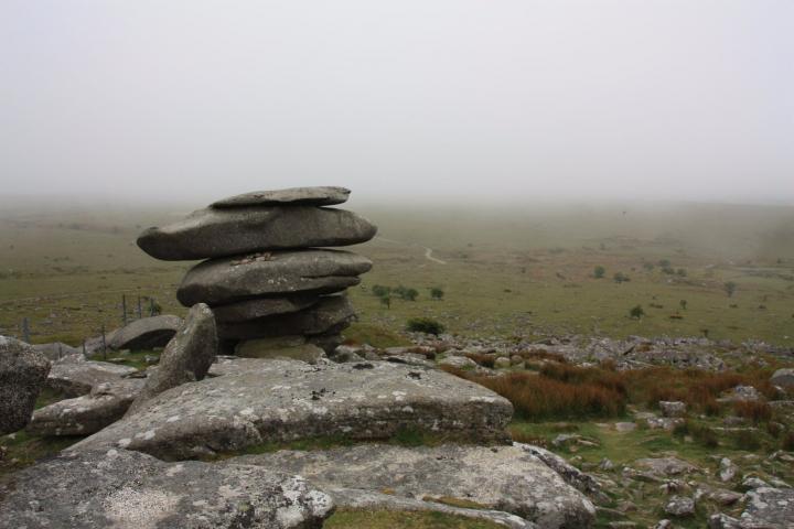 Cheeswring Gesteinsformation bei Minions, Bodmin Moor, Cornwall