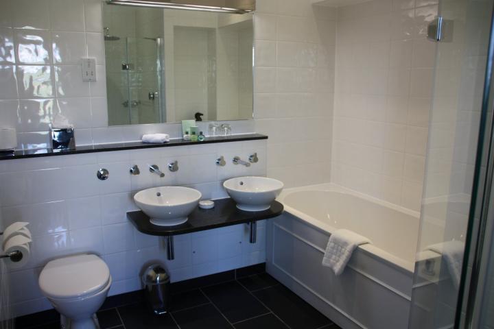 Das Bad im The Headland Hotel, Newquay, Cornwall, Fistral Beach, Cornwall mit Kindern