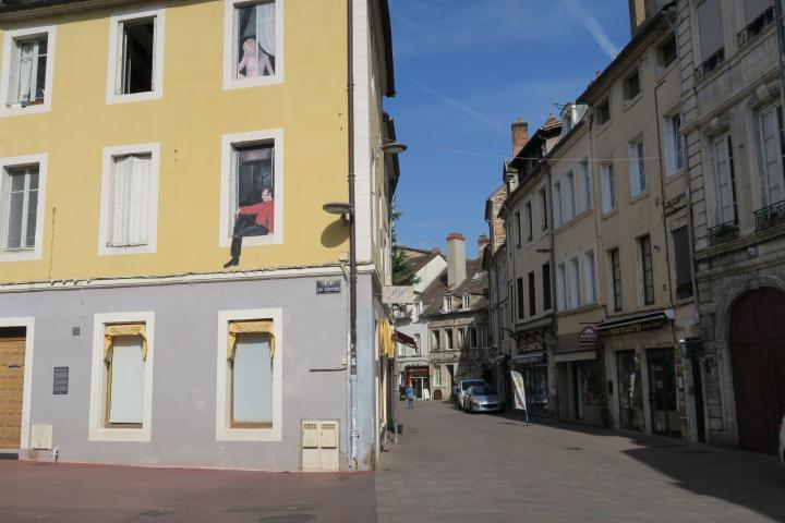 Haus mit Malerei, Chalon-sur-Saône, Arosa Luna