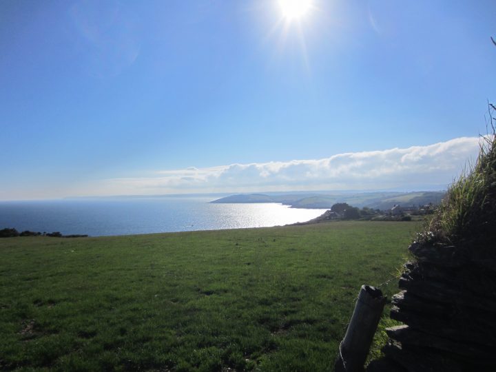 Traumhafter Blick auf die Küste bei Fowey