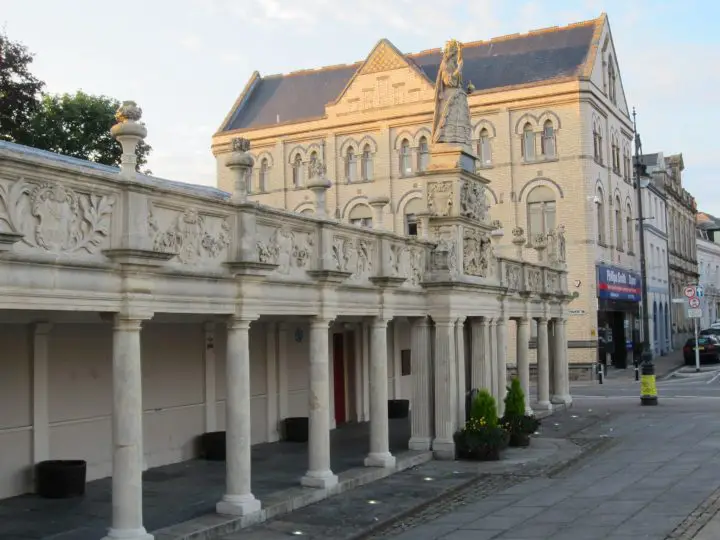 Schöne alte Gebäude in den Innenstadt von Barnstaple