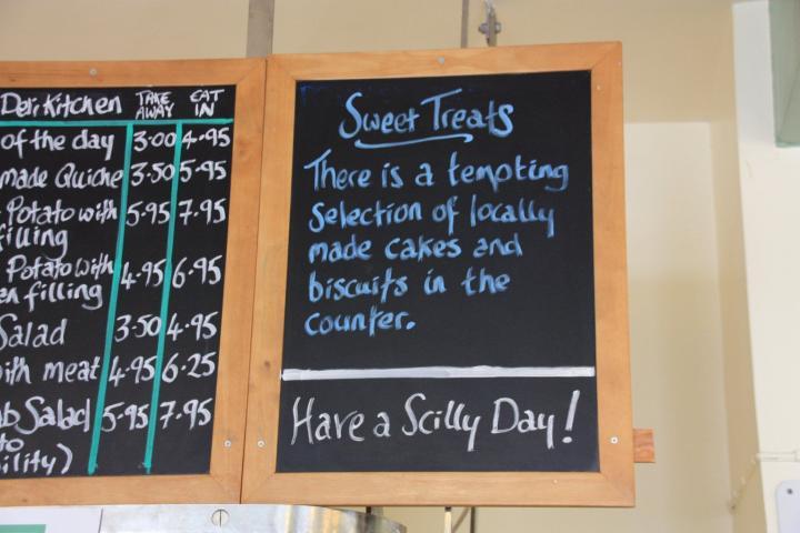 Sign on Scilly Island