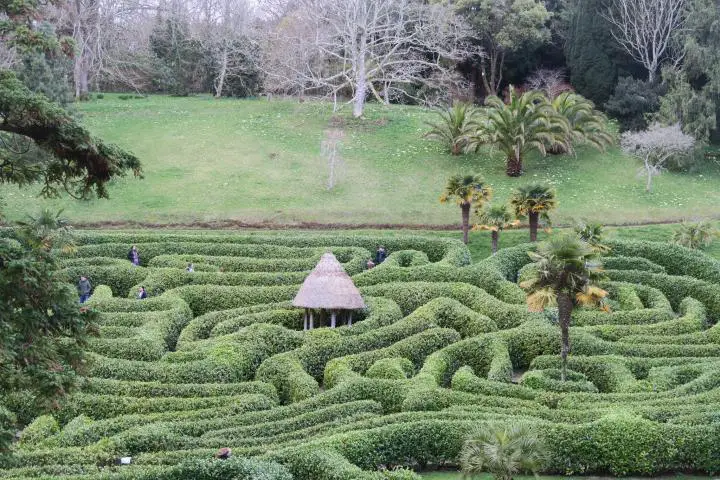 Labyrinth in Glendurgan Garden, Cornwall