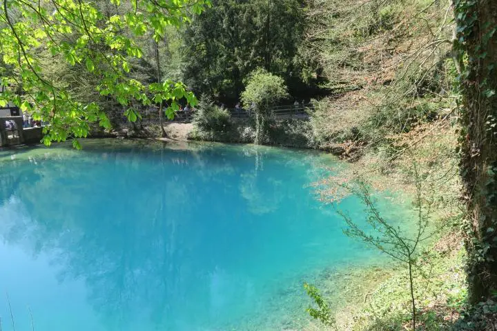 Blick auf den Blautopf