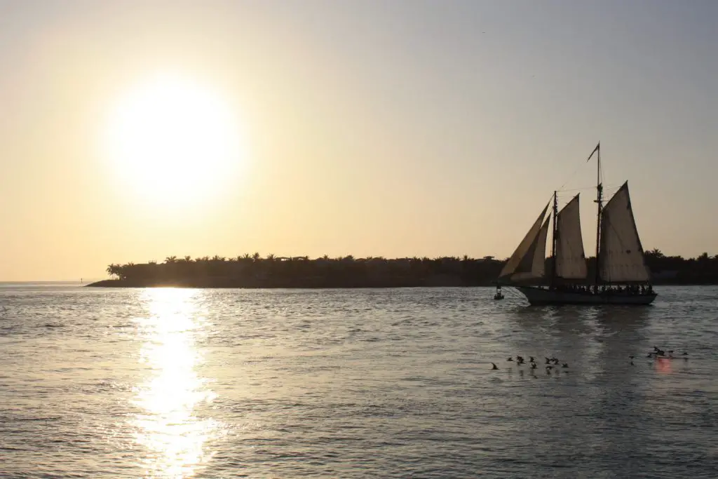 Sonnenuntergang am Mallory Square, Key West