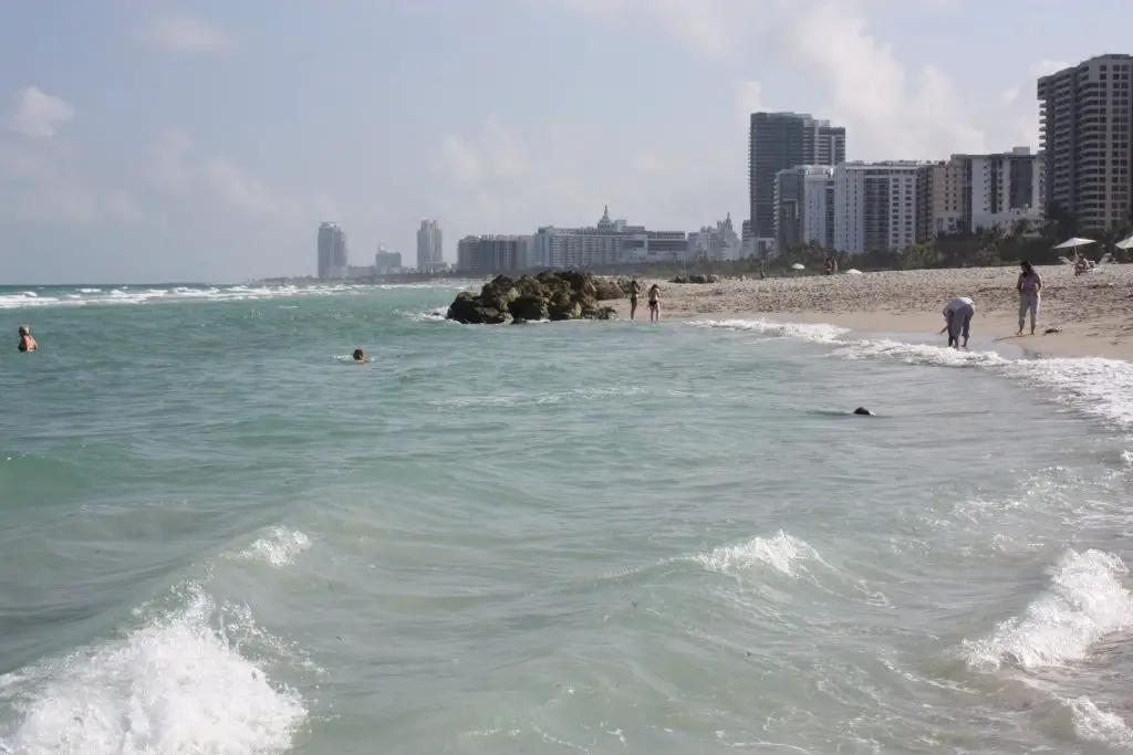 Der Strand von Miami Beach