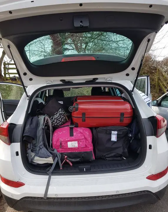 Kofferraum des Mietwagens AutoEurope