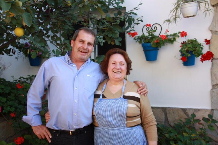 Miguel und Dolores in Alfarnatejo