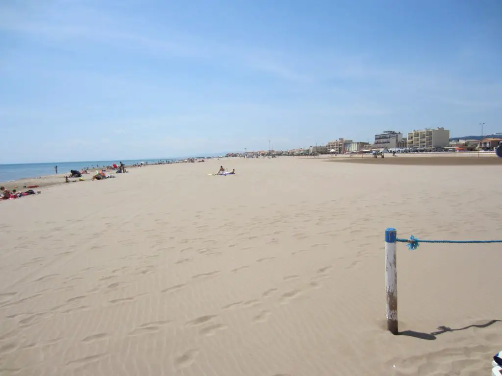 Narbonne Plage in der Nebensaison