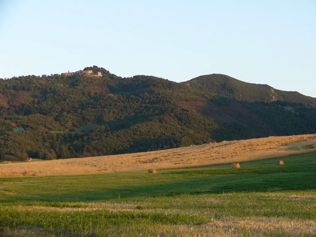 Typische Landschaft in der Toskana - nahe Volterra