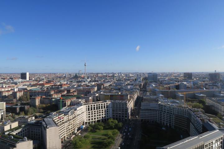 Blick vom Panoramapunkt am Potsdamer Platz