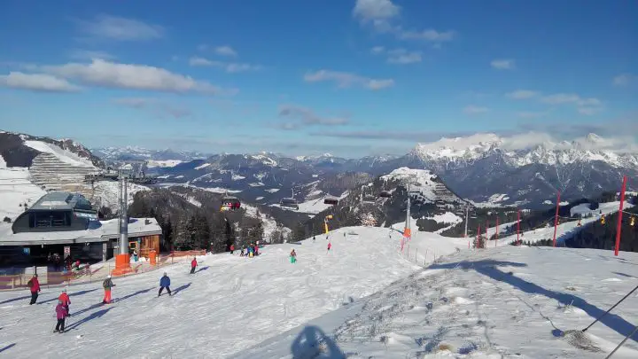 Eindruck vom Skigebiet Saalbach Hinterglemm