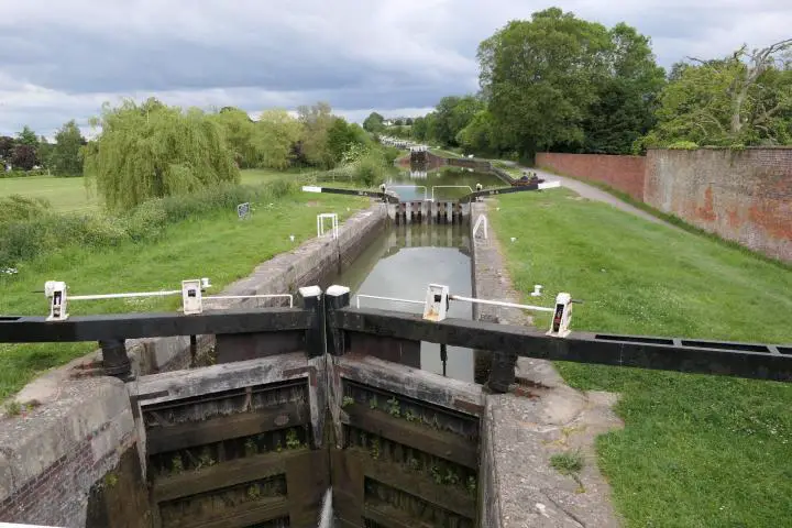 Schleusen am Kennet-and-Avon-Kanal