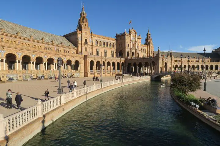 Plaza de Espana in Sevilla